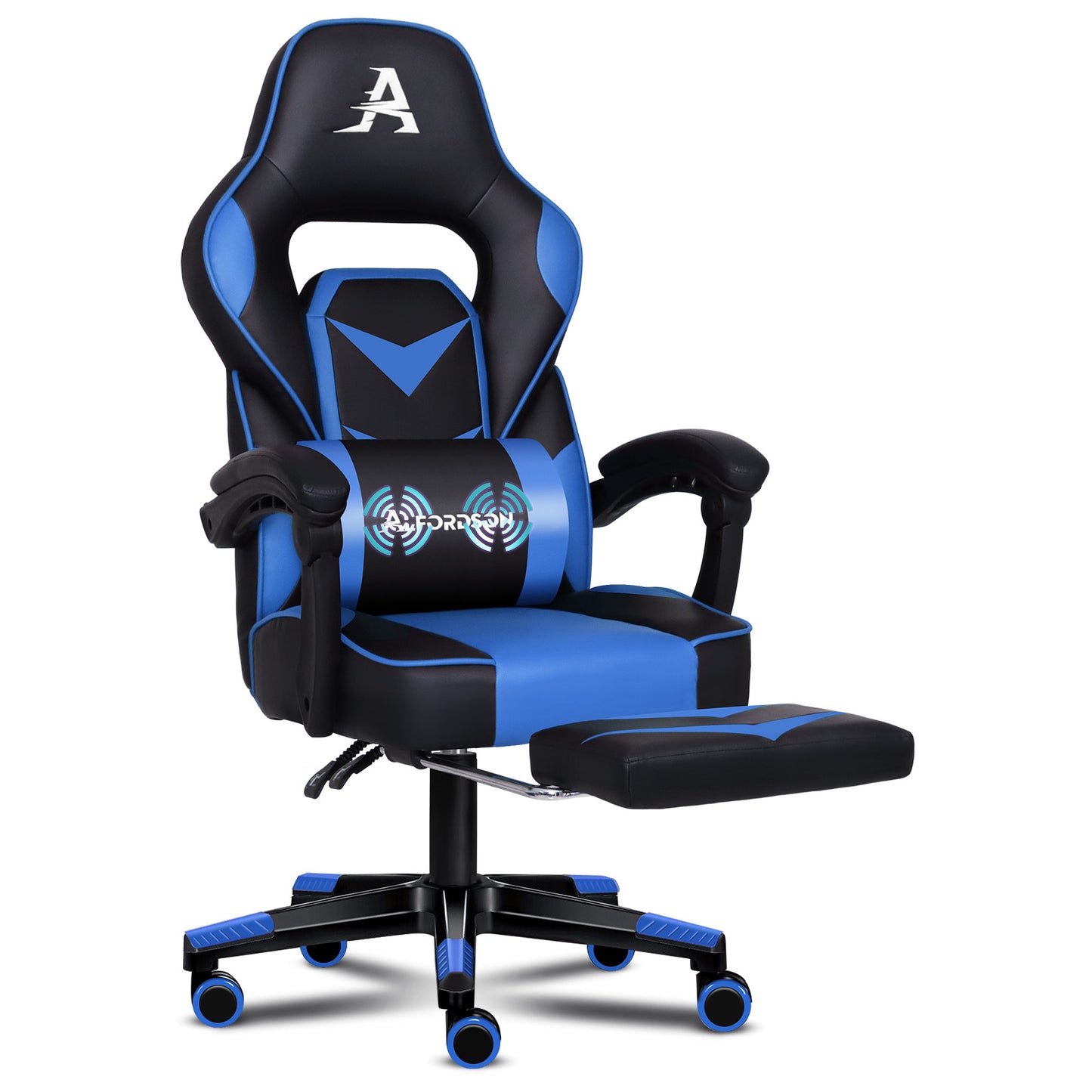 ALFORDSON Gaming-Stuhl Bürostuhl Dicke Polsterung Fußstütze Exekutive Racing