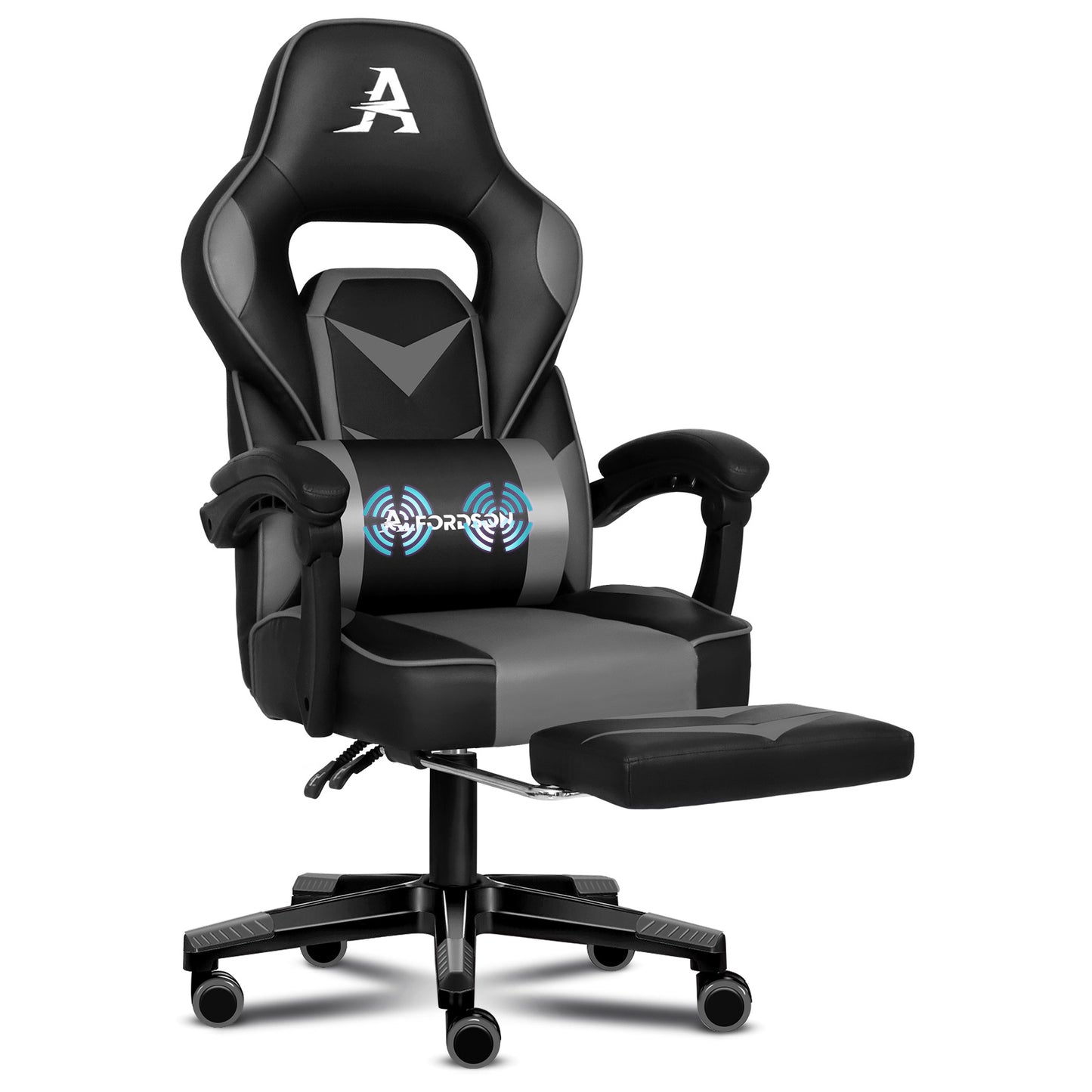 ALFORDSON Gaming-Stuhl Bürostuhl Dicke Polsterung Fußstütze Exekutive Racing