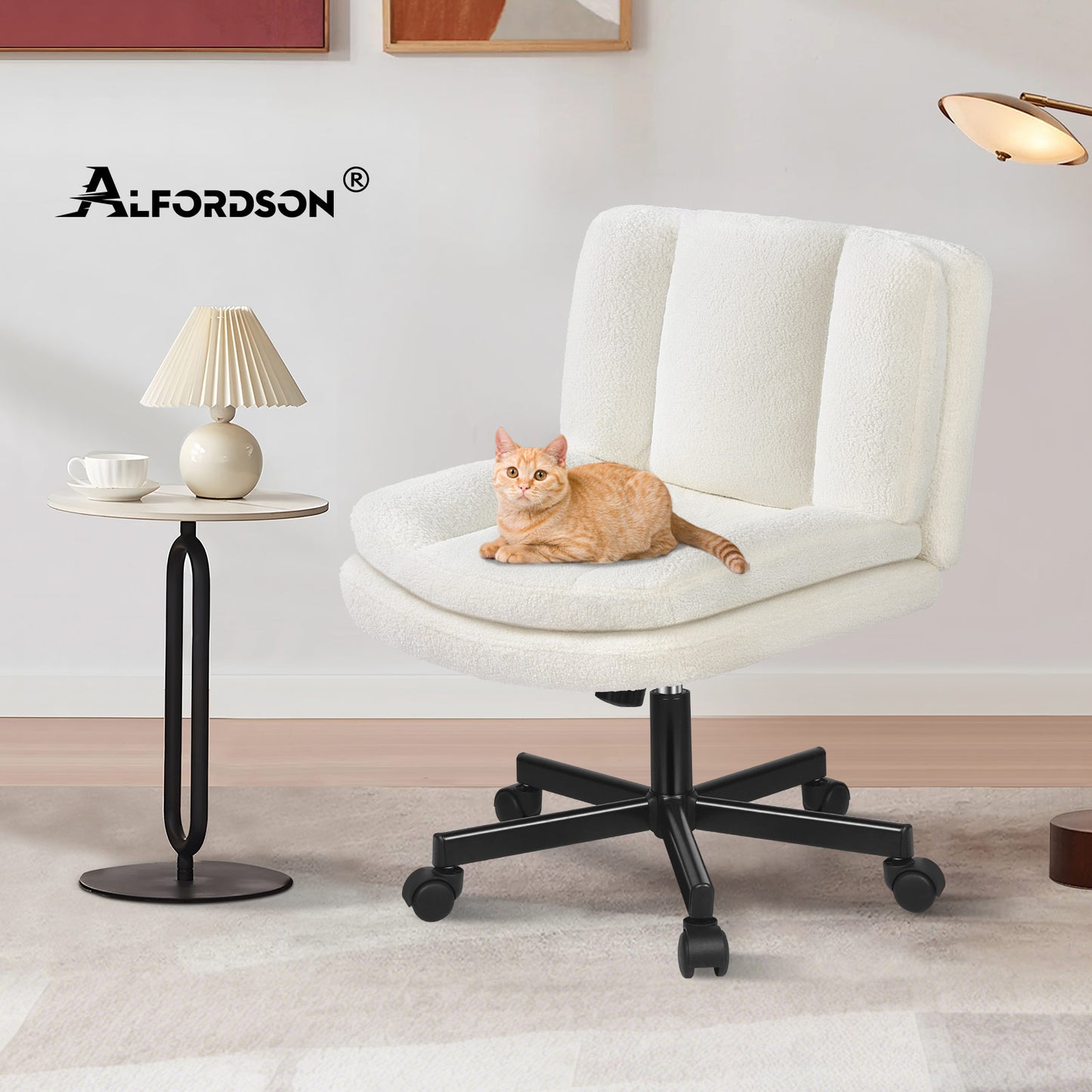 ALFORDSON Bürostuhl Doppelt Gepolstert Breite Sitzfläche Drehbar Gaming-Stuhl