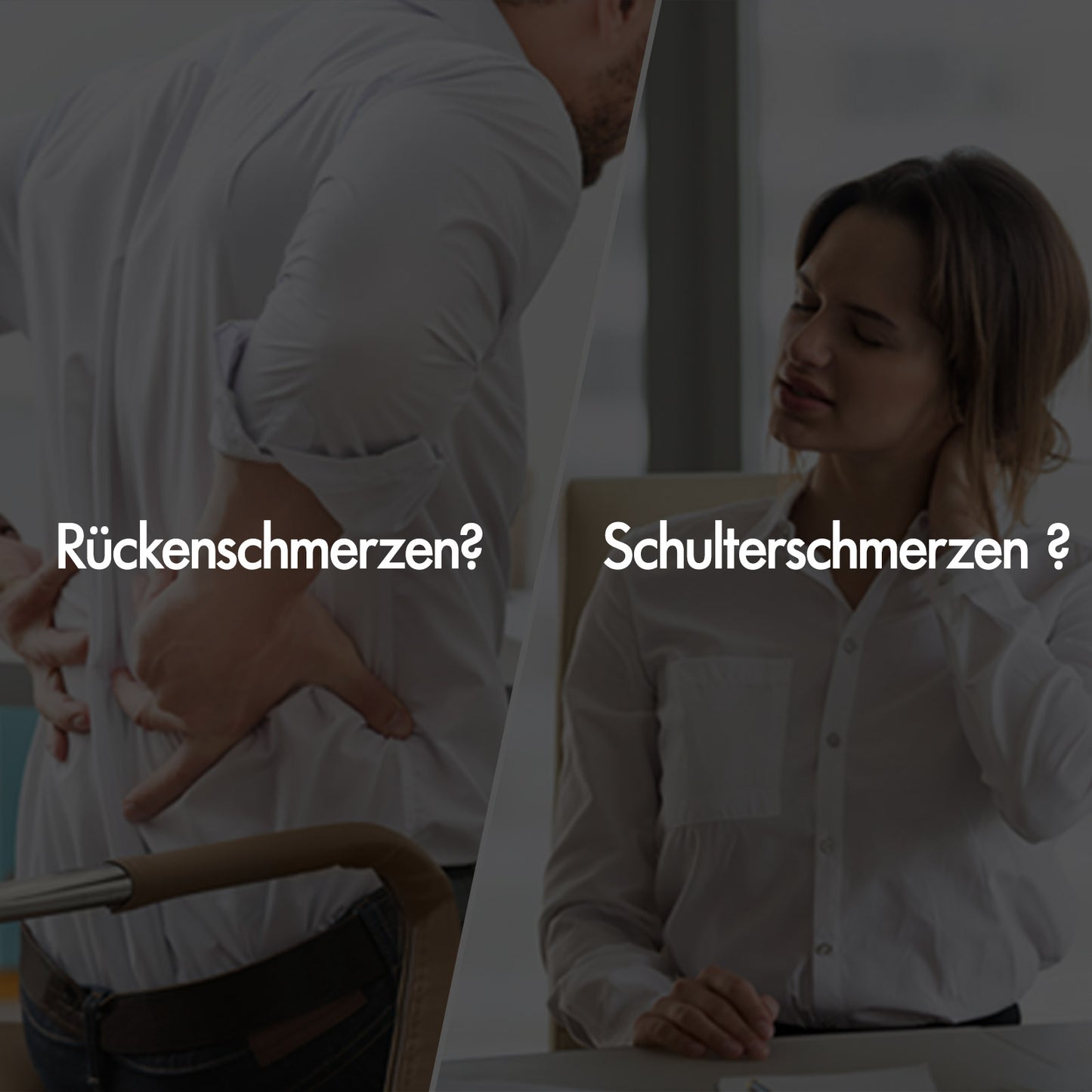 ALFORDSON Massage-Bürostuhl Beheizter Chef-Computersitz Schwarz glänzend
