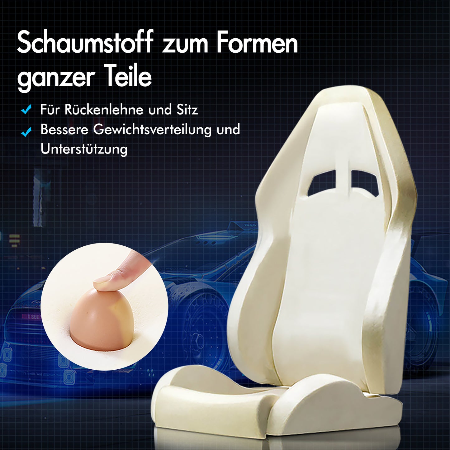 ALFORDSON Gaming Stuhl Büro Massage 12 RGB LED Computer Sitz PU Leder Cyan