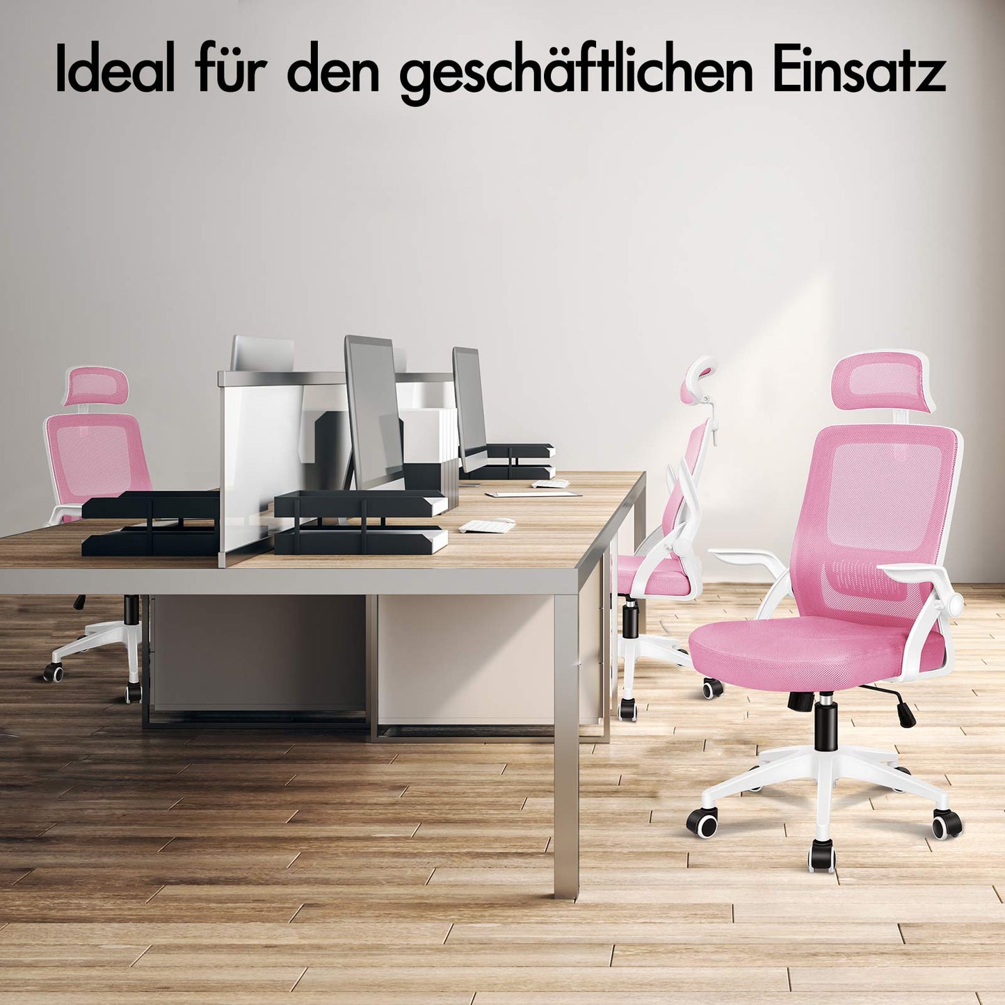 ALFORDSON Mesh-Bürostuhl Executive-Stoffsitz Neigbar für Gaming Renncomputer