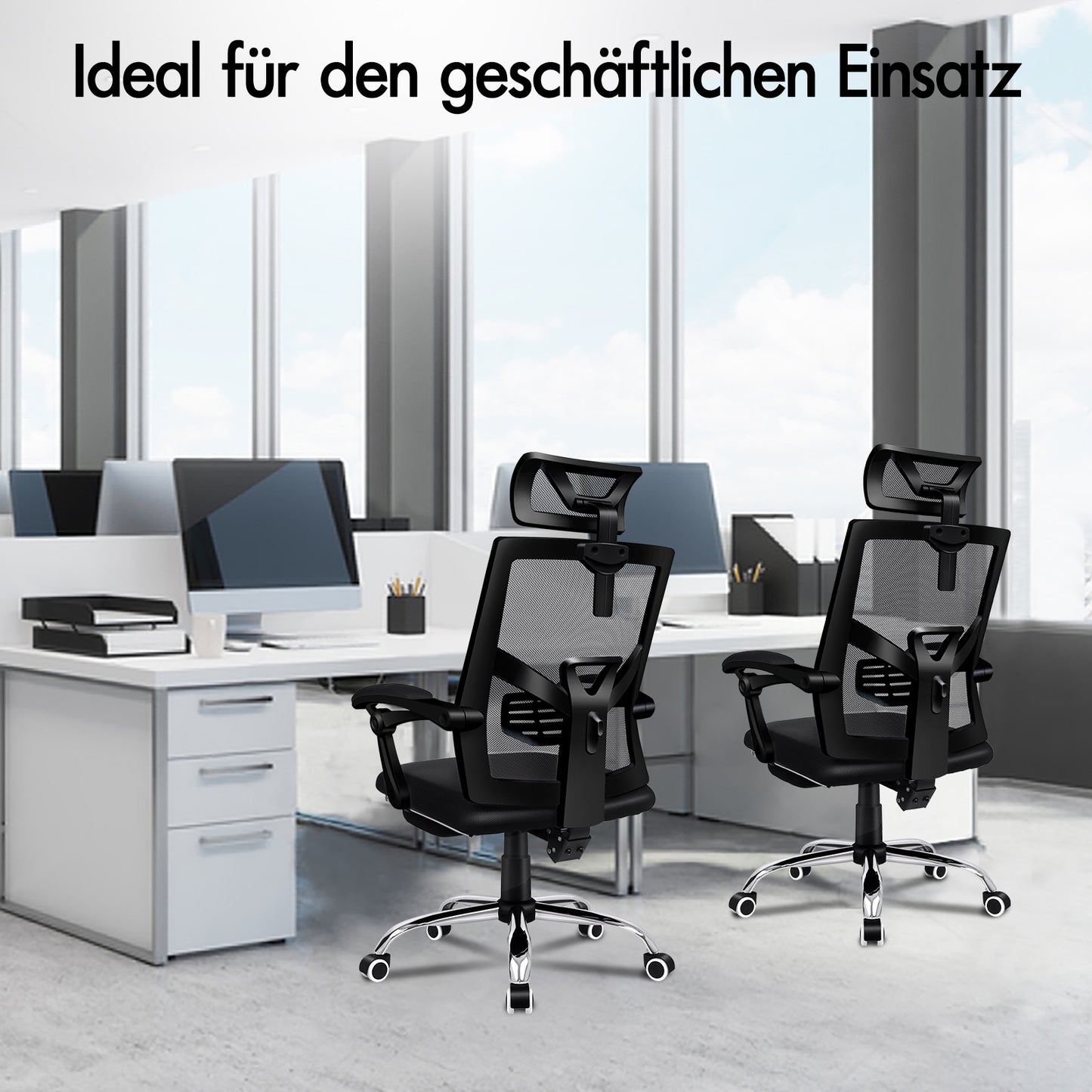 ALFORDSON Mesh Bürostuhl Gaming Executive Sitz Verstellbare Fußstütze Liege