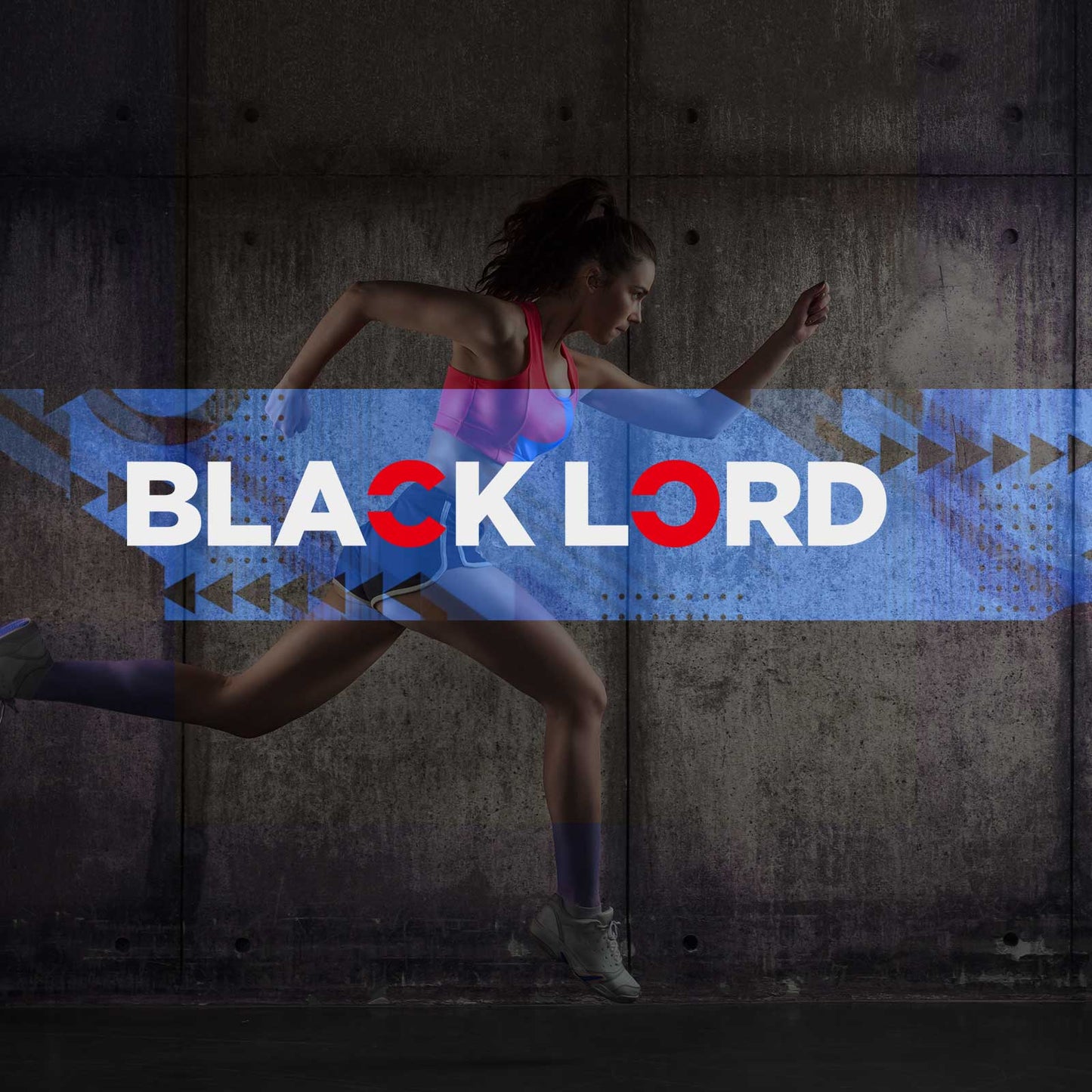 BLACK LORD Laufband Elektrisch Laufkissen Zuhause Büro Fitnessstudio Faltbar, mit Griff, Schwarz