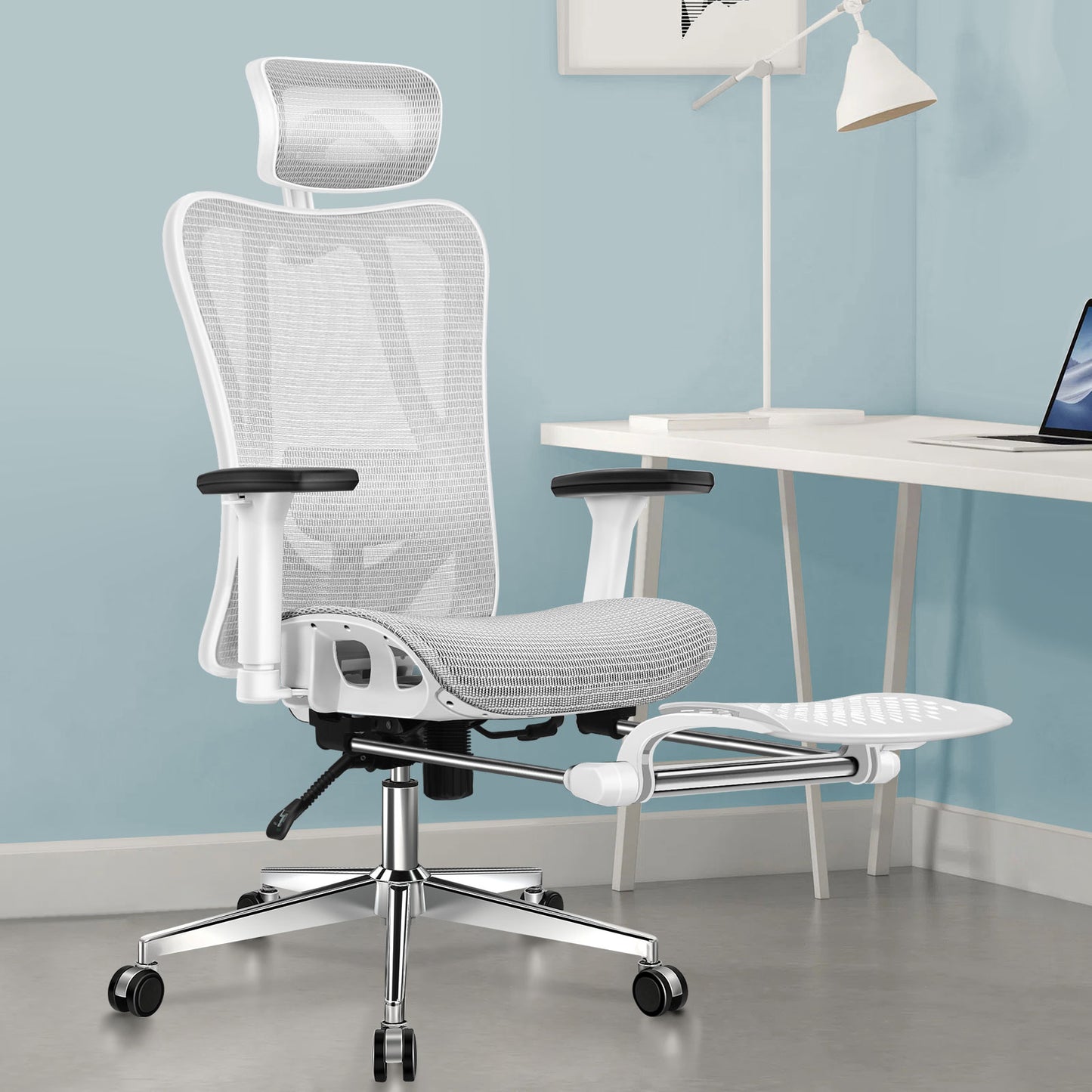 ALFORDSON Bürostuhl Ergonomischer Netzsitz Führungskraft Arbeit Computer Gaming