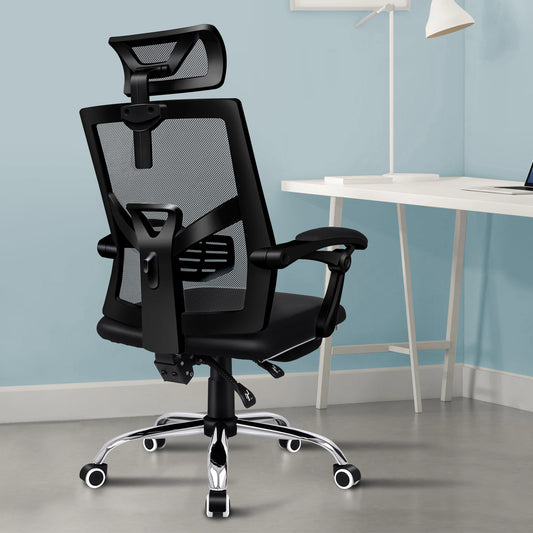 ALFORDSON Mesh Bürostuhl Gaming Executive Sitz Verstellbare Fußstütze Liege