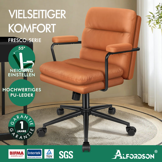 ALFORDSON Bürostuhl Ergonomisch Chefsessel Computerstuhl Arbeitsplatzstuhl