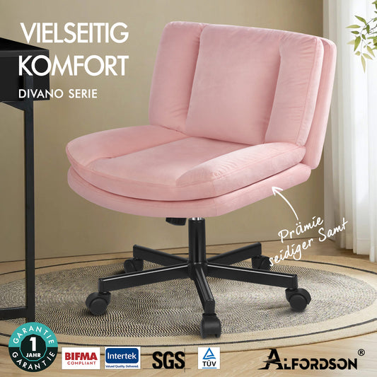 ALFORDSON Bürostuhl Doppelt Gepolstert Breite Sitzfläche Drehbar Gaming-Stuhl