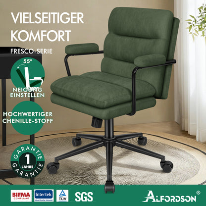 ALFORDSON Bürostuhl Ergonomisch Chefsessel Computerstuhl Arbeitsplatzstuhl