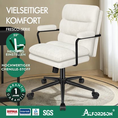 ALFORDSON Bürostuhl Ergonomisch Chefsessel Computerstuhl Arbeitsplatzstuhl