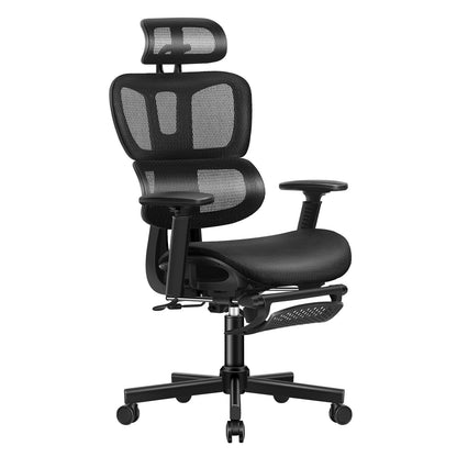 ALFORDSON Ergonomischer Bürostuhl mit Netzstoff die Arbeit am Computer Gaming