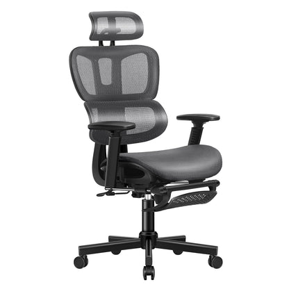 ALFORDSON Ergonomischer Bürostuhl mit Netzstoff die Arbeit am Computer Gaming