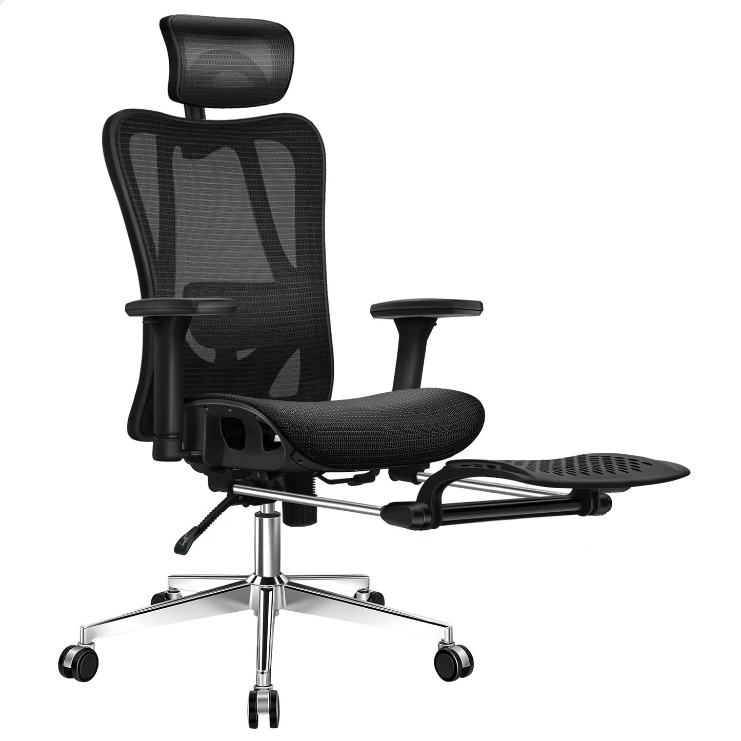 ALFORDSON Ergonomischer Bürostuhl mit Netzstoff die Arbeit am Computer Gaming