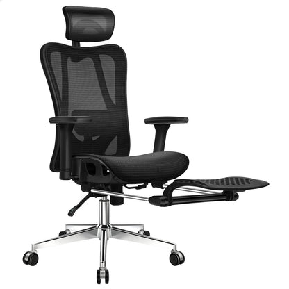 ALFORDSON Ergonomischer Bürostuhl mit Netzstoff die Arbeit am Computer Gaming
