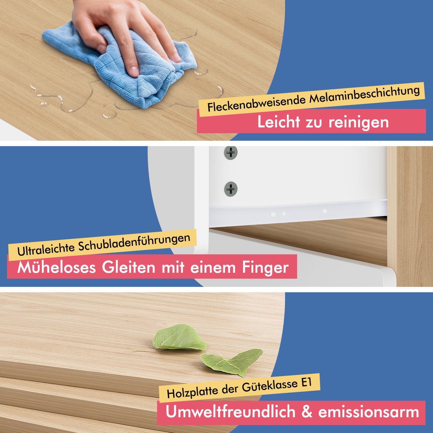 ALFORDSON Frisiertisch-Hocker-Set Schminktisch LED Spiegel Schrank Schlafzimmer