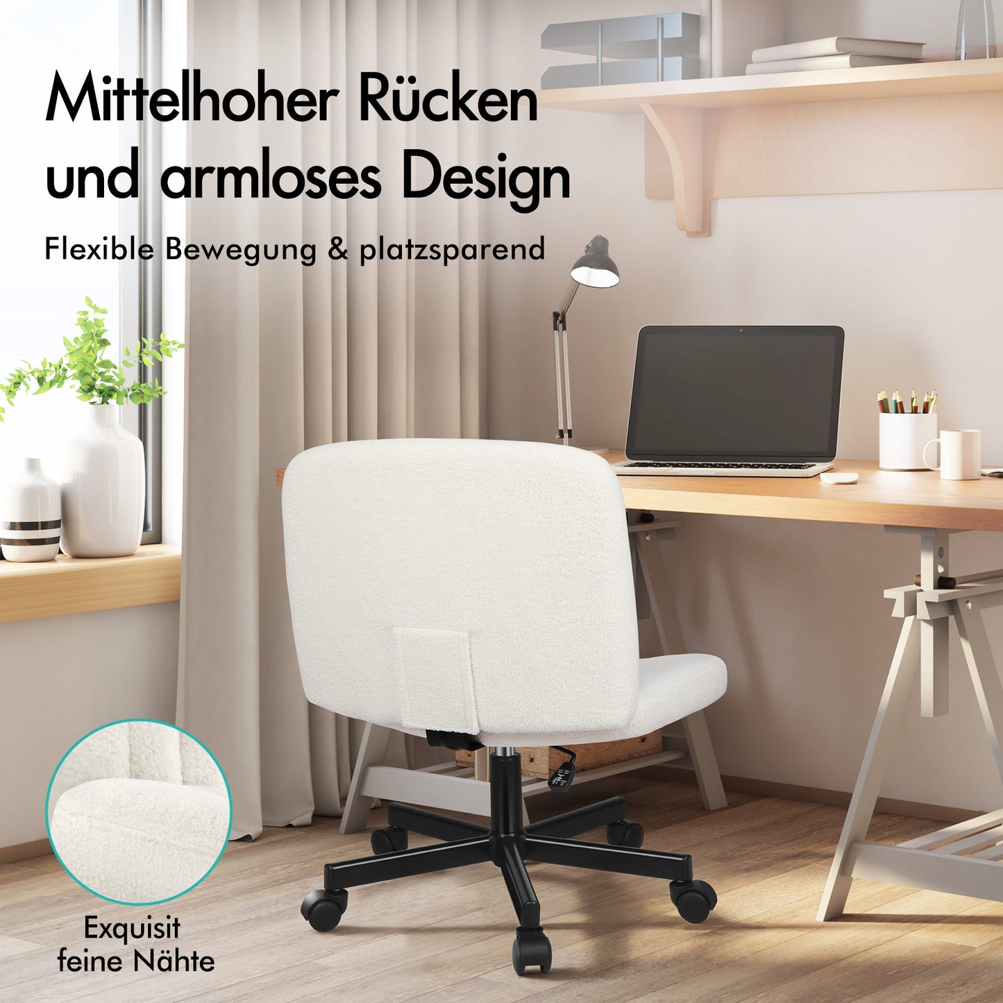 ALFORDSON Bürostuhl Computerstuhl Schminkstuhl Drehstuhl Höhenverstellbar