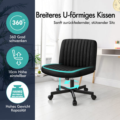 ALFORDSON Bürostuhl Computerstuhl Schminkstuhl Drehstuhl Höhenverstellbar