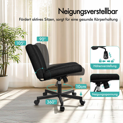 ALFORDSON Bürostuhl Computerstuhl Schminkstuhl Drehstuhl Höhenverstellbar