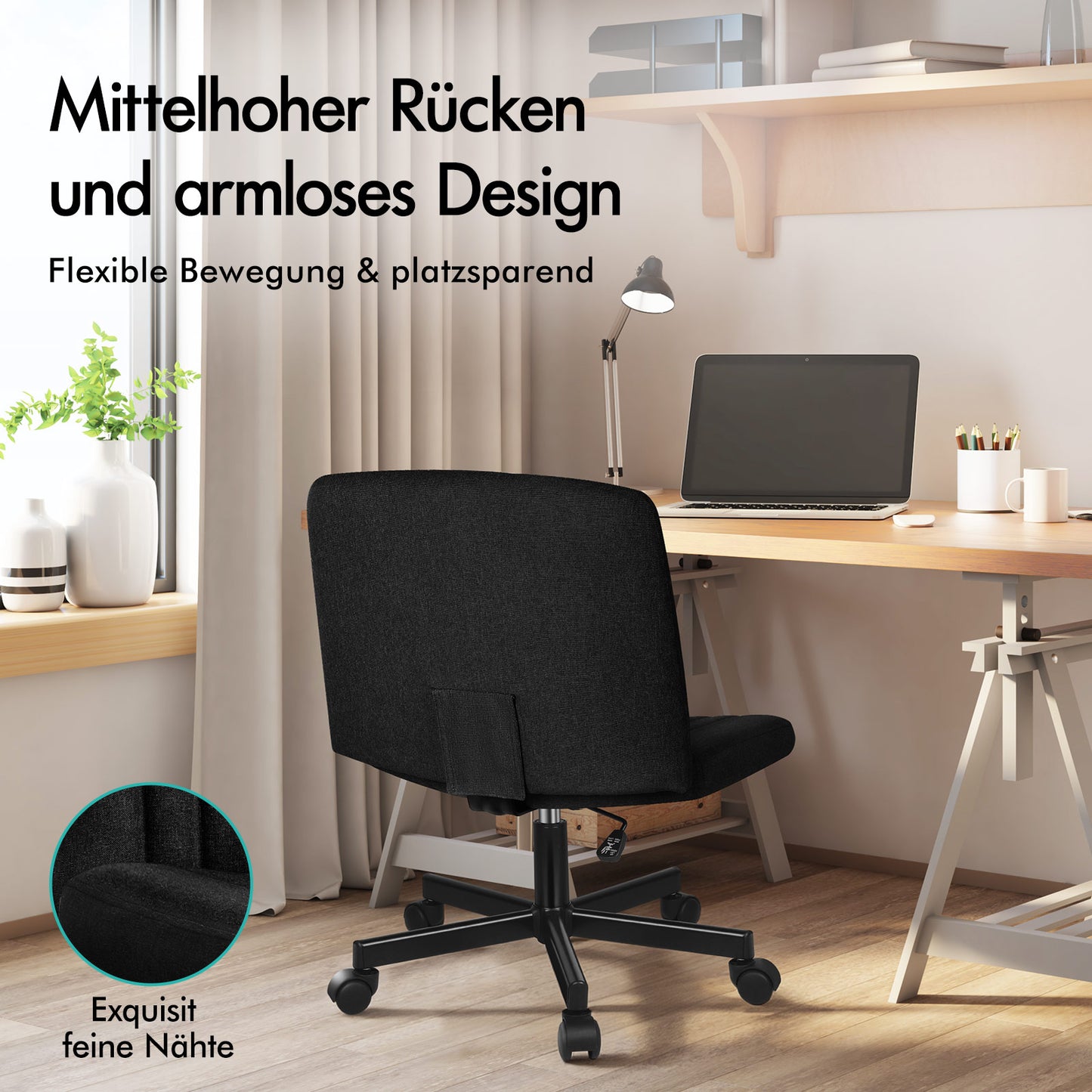 ALFORDSON Bürostuhl Computerstuhl Schminkstuhl Drehstuhl Höhenverstellbar