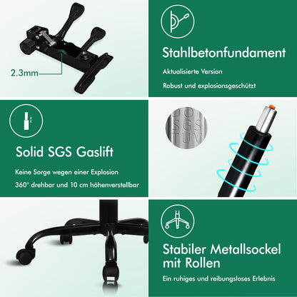 ALFORDSON Bürostuhl Exekutive Computer PU Leder Sitz Arbeit Recliner Gaming