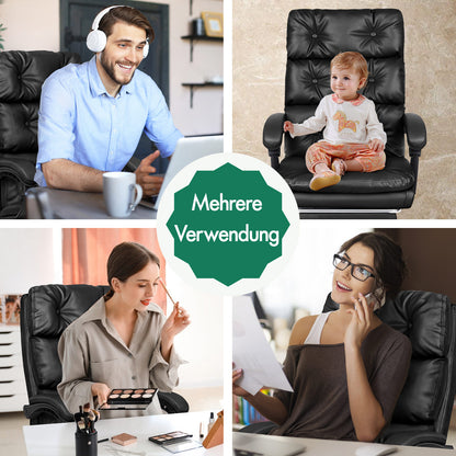 ALFORDSON Bürostuhl Exekutive Computer PU Leder Sitz Arbeit Recliner Gaming