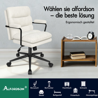 ALFORDSON Bürostuhl Ergonomisch Chefsessel Computerstuhl Arbeitsplatzstuhl
