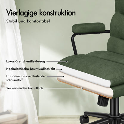ALFORDSON Bürostuhl Ergonomisch Chefsessel Computerstuhl Arbeitsplatzstuhl