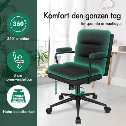 ALFORDSON Bürostuhl Ergonomisch Chefsessel Computerstuhl Arbeitsplatzstuhl