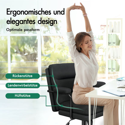 ALFORDSON Bürostuhl Ergonomisch Chefsessel Computerstuhl Arbeitsplatzstuhl