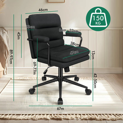 ALFORDSON Bürostuhl Ergonomisch Chefsessel Computerstuhl Arbeitsplatzstuhl