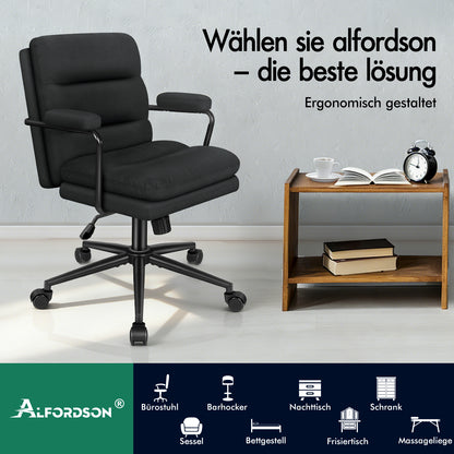 ALFORDSON Bürostuhl Ergonomisch Chefsessel Computerstuhl Arbeitsplatzstuhl