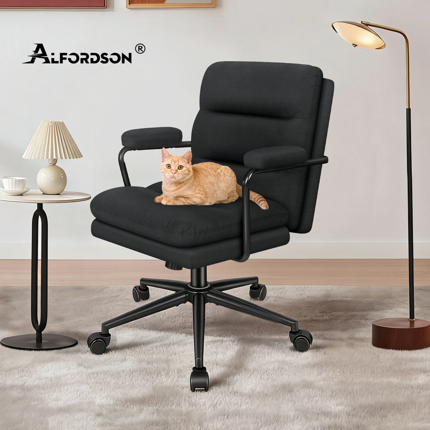 ALFORDSON Bürostuhl Ergonomisch Chefsessel Computerstuhl Arbeitsplatzstuhl