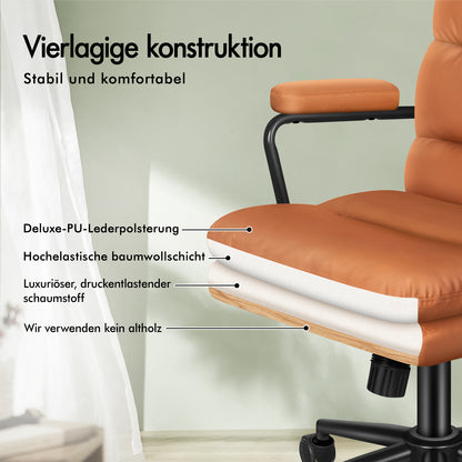 ALFORDSON Bürostuhl Ergonomisch Chefsessel Computerstuhl Arbeitsplatzstuhl