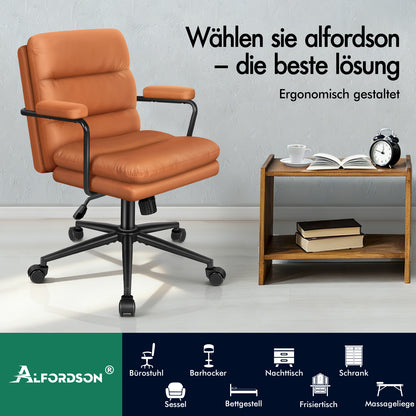 ALFORDSON Bürostuhl Ergonomisch Chefsessel Computerstuhl Arbeitsplatzstuhl