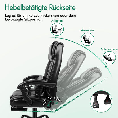 ALFORDSON Bürostuhl Executive Gaming Racing Seat Computer Arbeit Liege