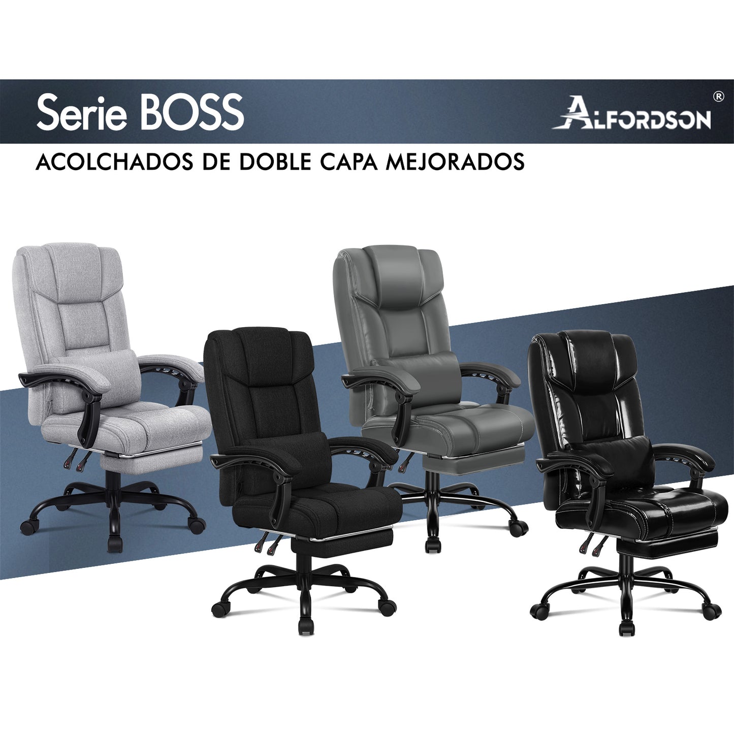 ALFORDSON Bürostuhl Executive Gaming Racing Seat Computer Arbeit Liege