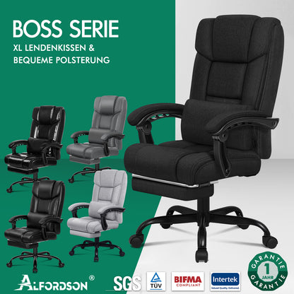 ALFORDSON Bürostuhl Executive Gaming Racing Seat Computer Arbeit Liege