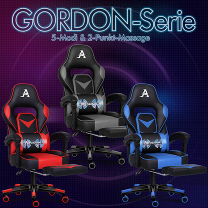 ALFORDSON Gaming-Stuhl Bürostuhl Dicke Polsterung Fußstütze Exekutive Racing