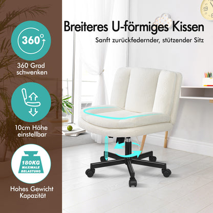 ALFORDSON Bürostuhl Doppelt Gepolstert Breite Sitzfläche Drehbar Gaming-Stuhl