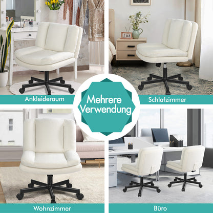 ALFORDSON Bürostuhl Doppelt Gepolstert Breite Sitzfläche Drehbar Gaming-Stuhl