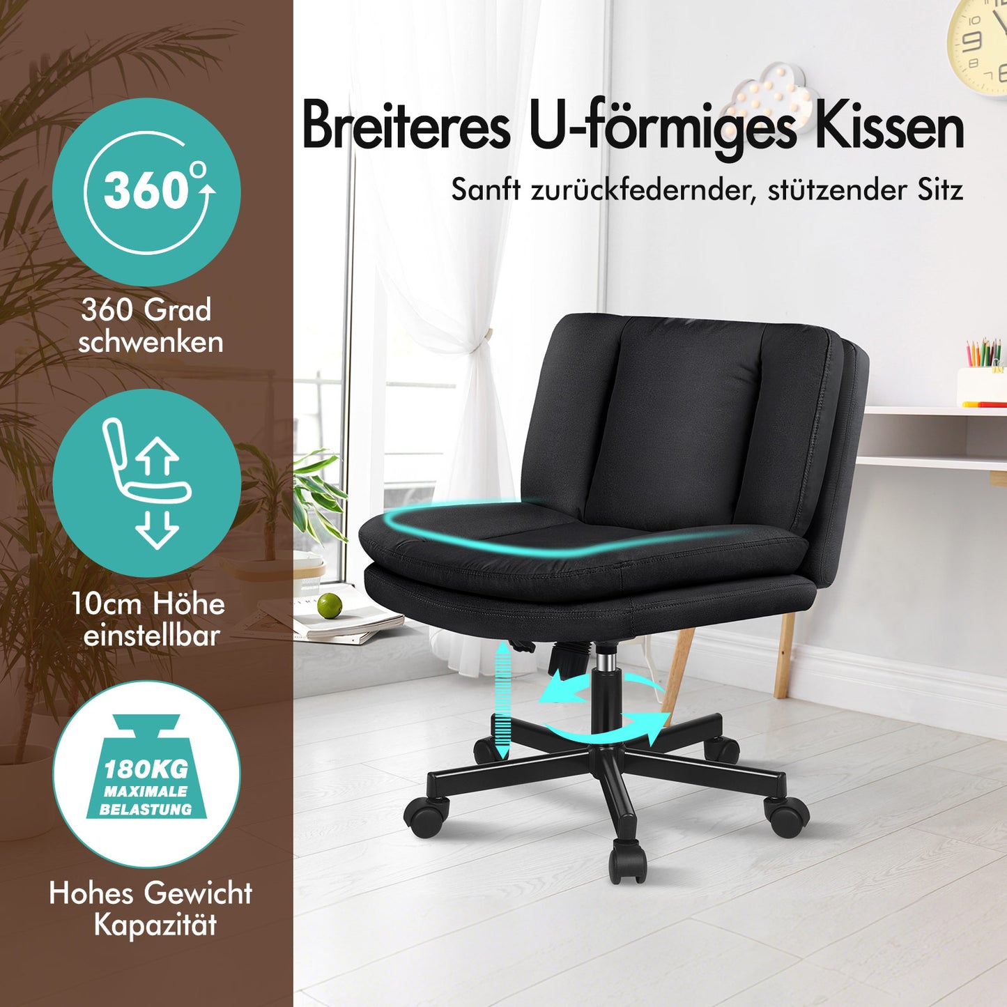 ALFORDSON Bürostuhl Doppelt Gepolstert Breite Sitzfläche Drehbar Gaming-Stuhl