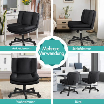ALFORDSON Bürostuhl Doppelt Gepolstert Breite Sitzfläche Drehbar Gaming-Stuhl