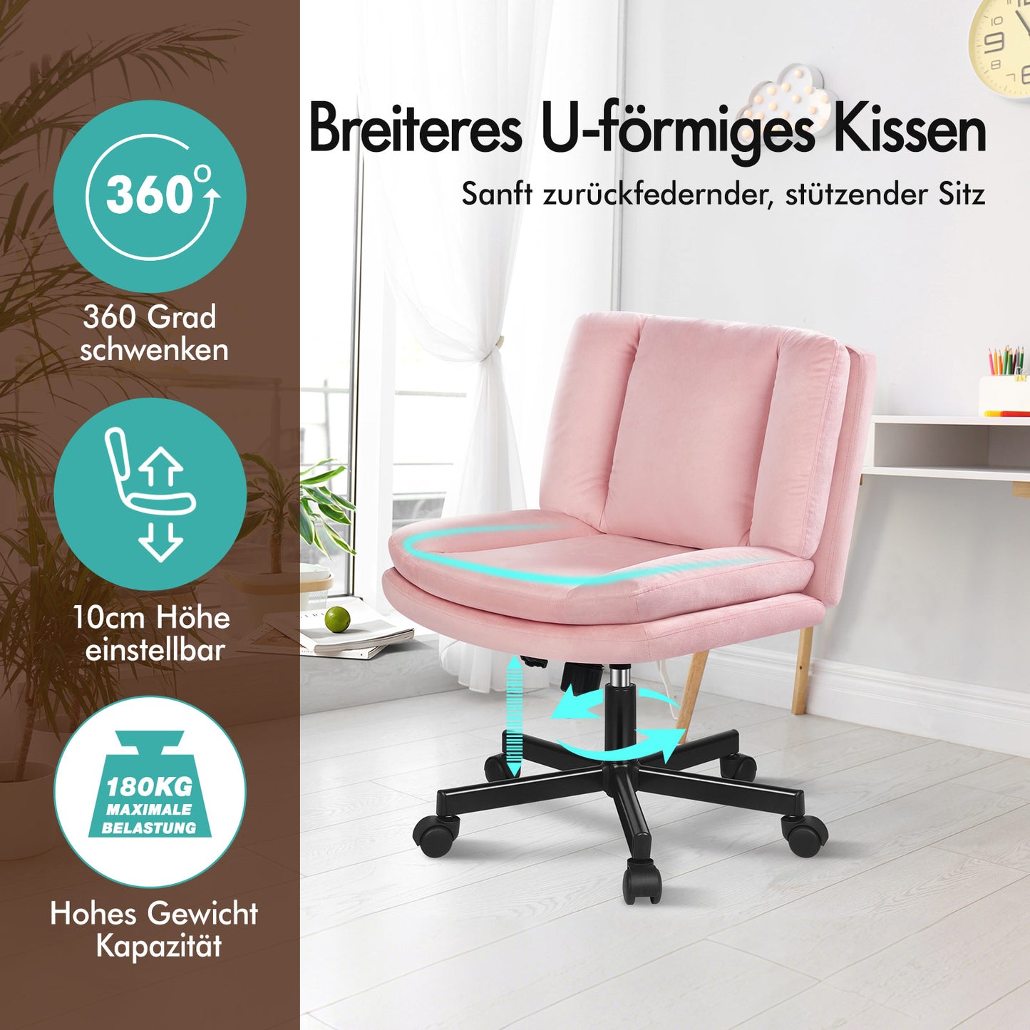 ALFORDSON Bürostuhl Doppelt Gepolstert Breite Sitzfläche Drehbar Gaming-Stuhl