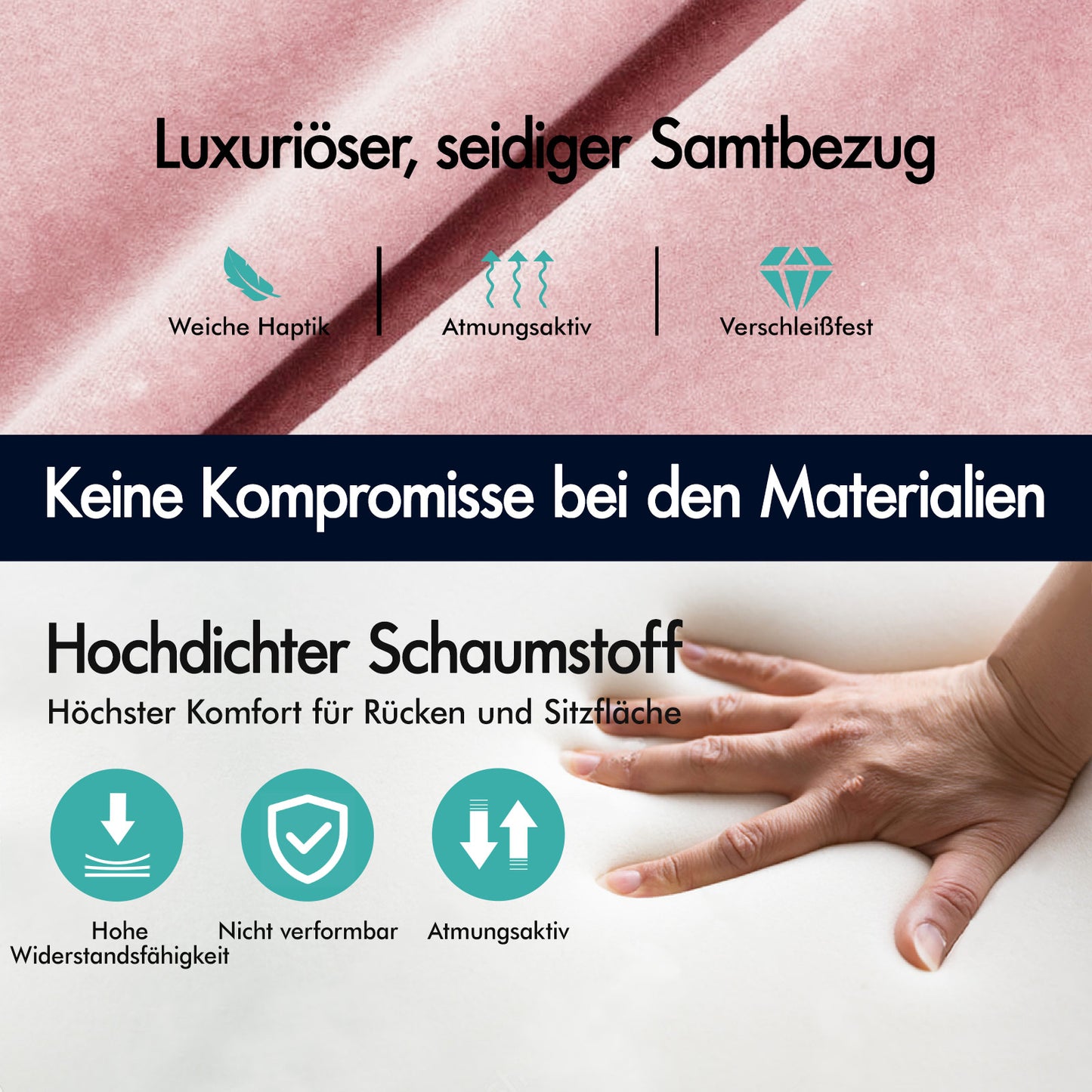 ALFORDSON Bürostuhl Doppelt Gepolstert Breite Sitzfläche Drehbar Gaming-Stuhl