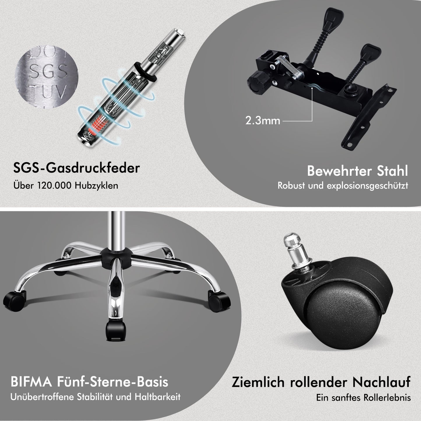 ALFORDSON Massage-Bürostuhl Beheizter Chef-Computersitz