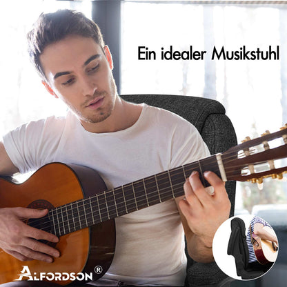 ALFORDSON Massage Bürostuhl Chefsessel Computerstuhl Gamingstuhl Stoff Schwarz