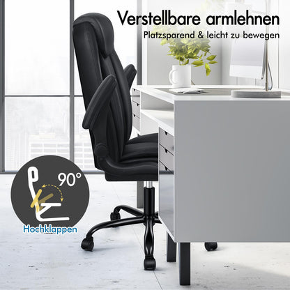 ALFORDSON Massage Bürostuhl Ergonomischer Executive Computer Gaming PU Leder