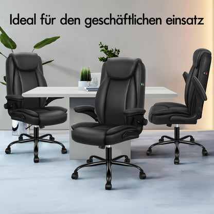 ALFORDSON Massage Bürostuhl Ergonomischer Executive Computer Gaming PU Leder