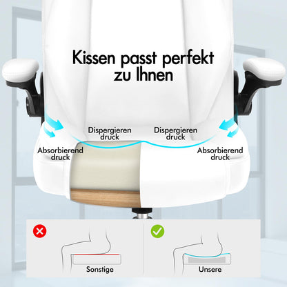 ALFORDSON Massage Bürostuhl Ergonomischer Executive Computer Gaming PU Leder