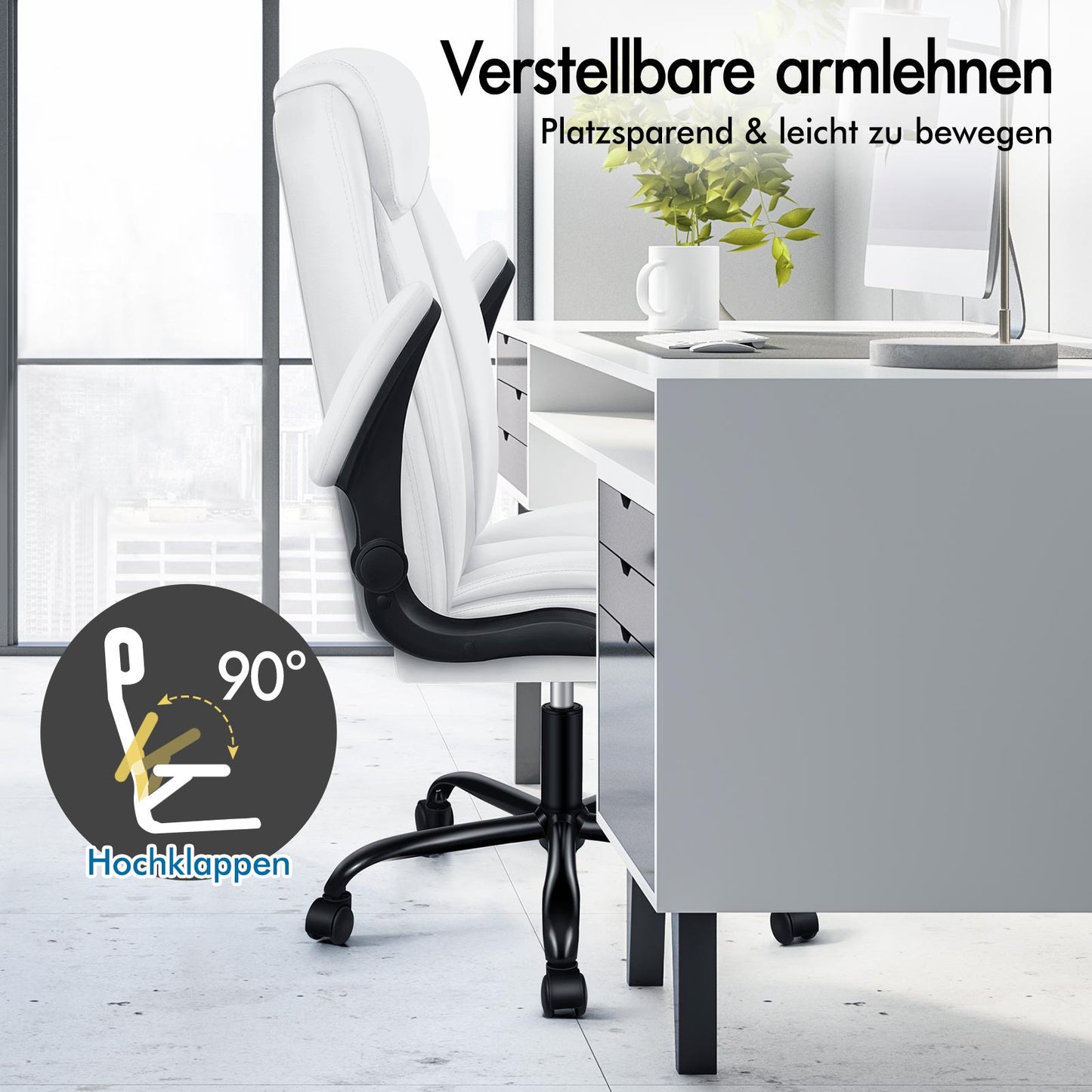 ALFORDSON Massage Bürostuhl Ergonomischer Executive Computer Gaming PU Leder